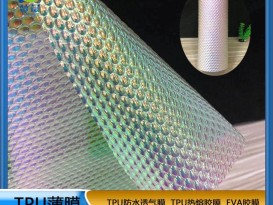 TPU鐳射彩虹膜 紋路功能性薄膜蛇皮紋大棱型幻彩膜生產廠家價格直銷